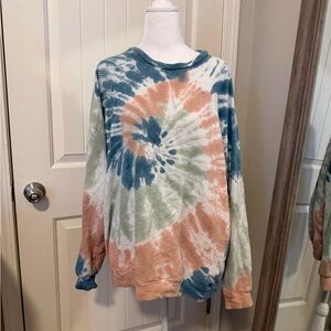 Shop Talulah Cloud Burst Tie Dye Pullover